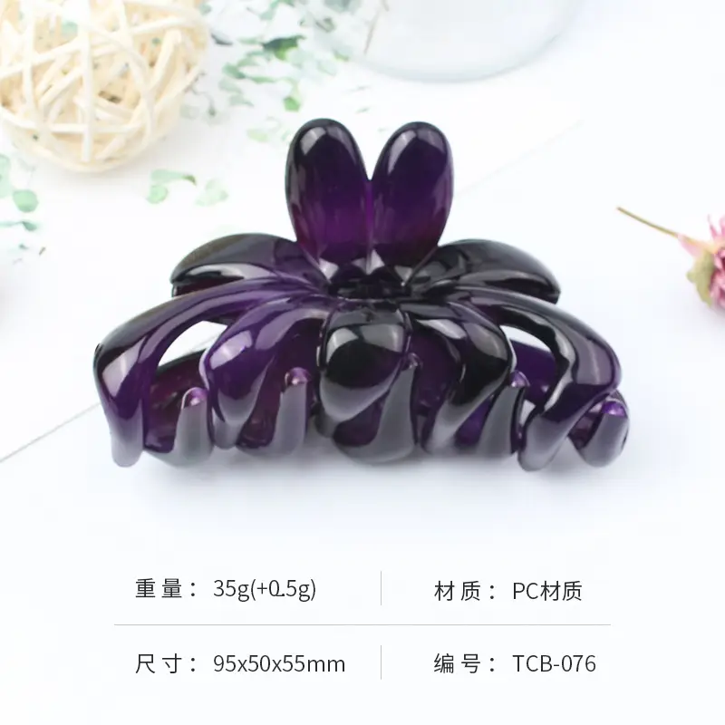 Insulated Hair Clips Multi-Color Wire Drawn Women's Hair Clips - Image 4