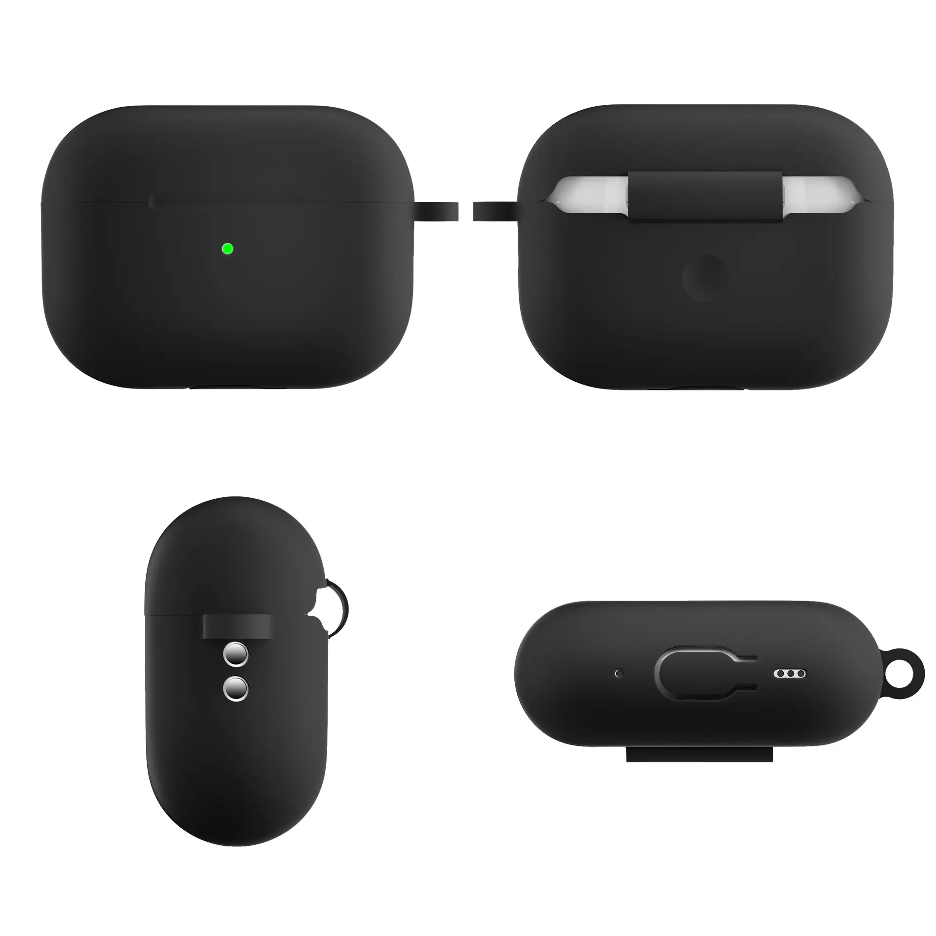 Silicone AirPods Pro2 Protective Cover Green