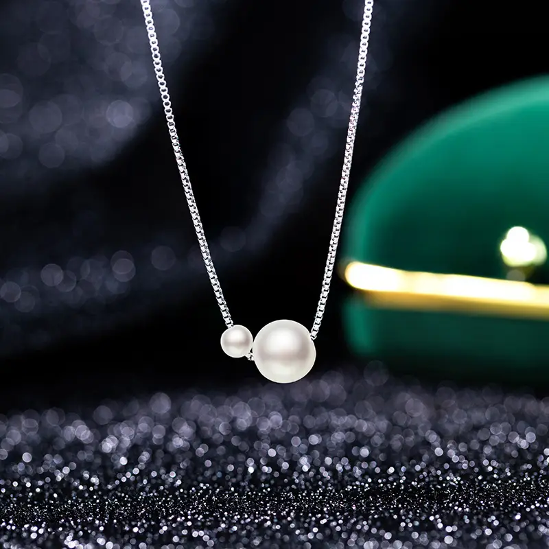 Imitation Pearl Necklace for Women Gold Chain — feature 19
