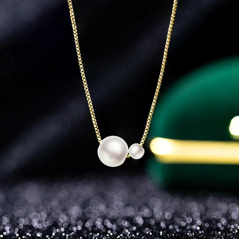Imitation Pearl Necklace for Women Gold Chain — feature 20