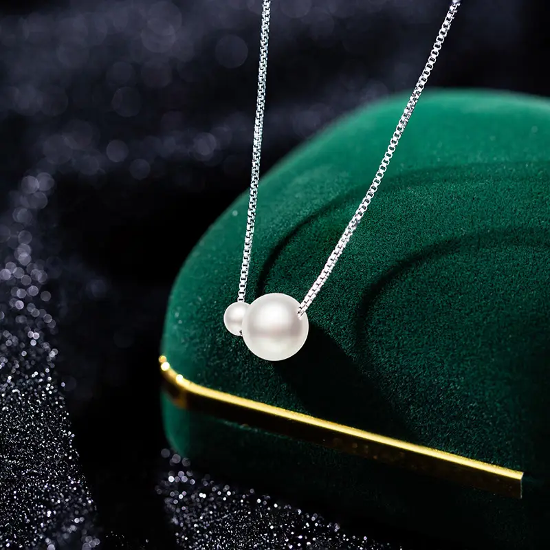 Imitation Pearl Necklace for Women Gold Chain — feature 21