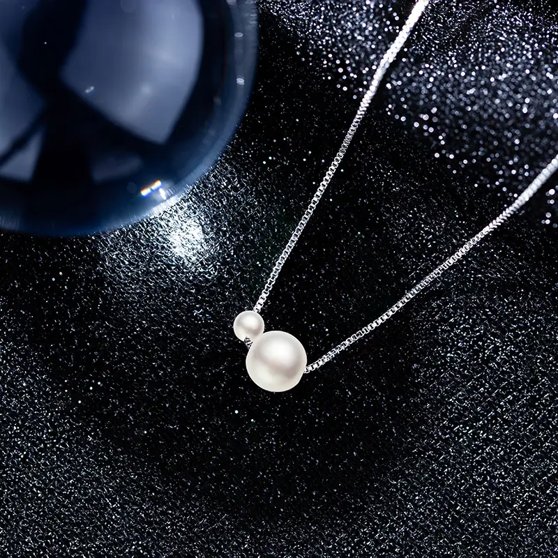 Imitation Pearl Necklace for Women Gold Chain — feature 23