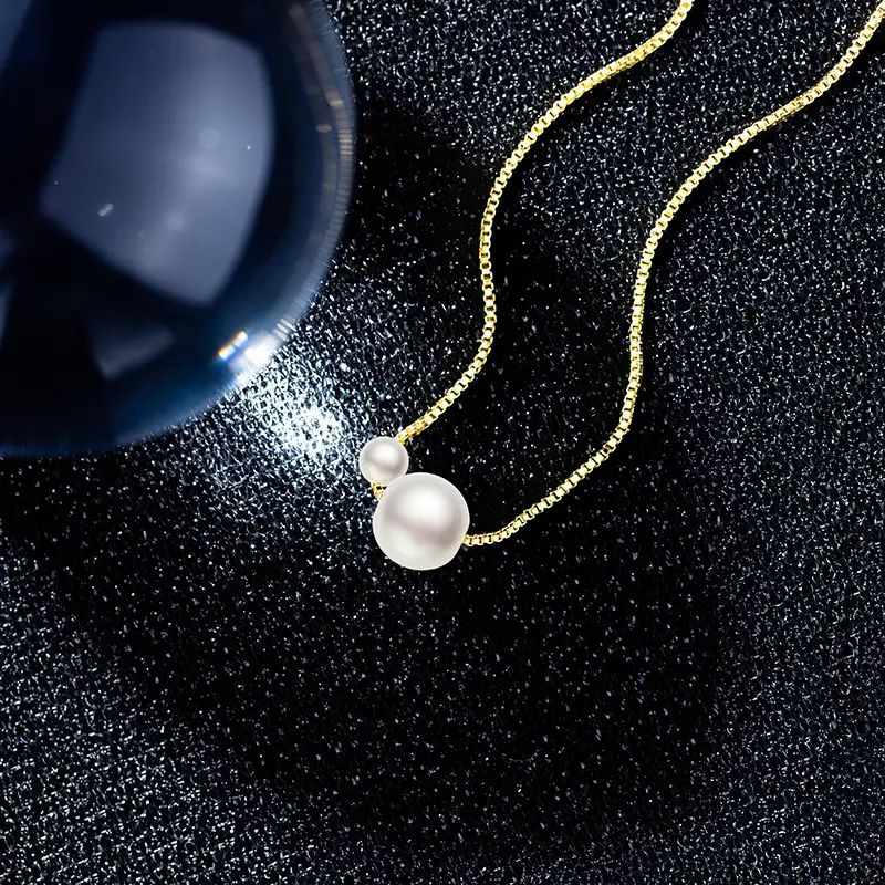 Imitation Pearl Necklace for Women Gold Chain — feature 25