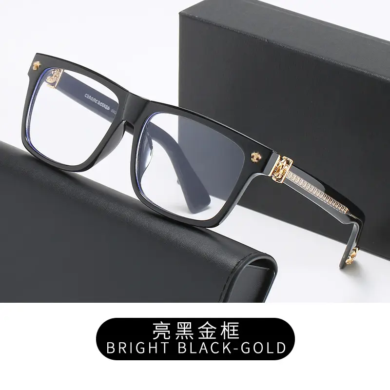 C1 bright black gold frame