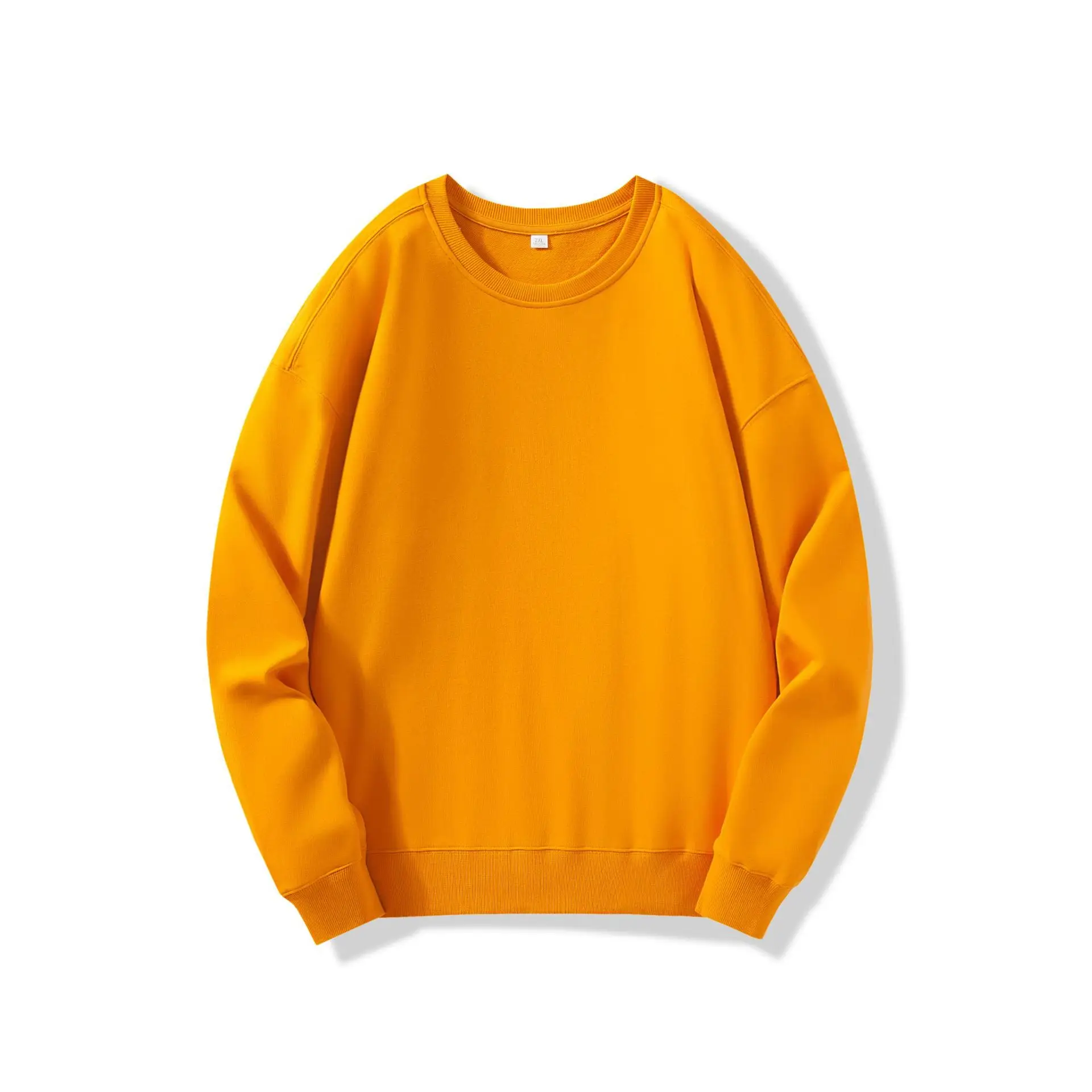 Tide Men Cotton Crewneck Sweater Yellow 330g - Image 10