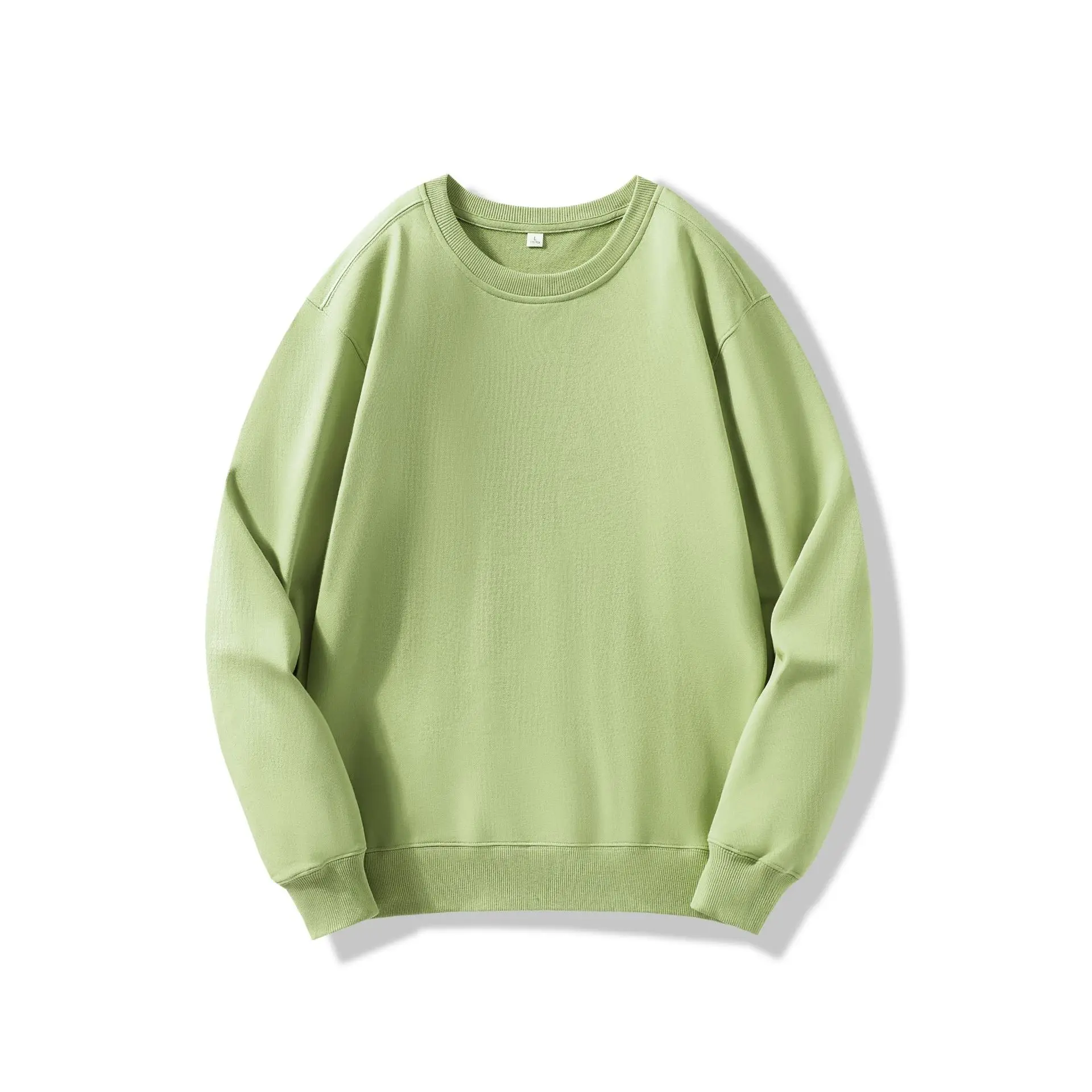 Tide Men Cotton Crewneck Sweater Yellow 330g - Image 11