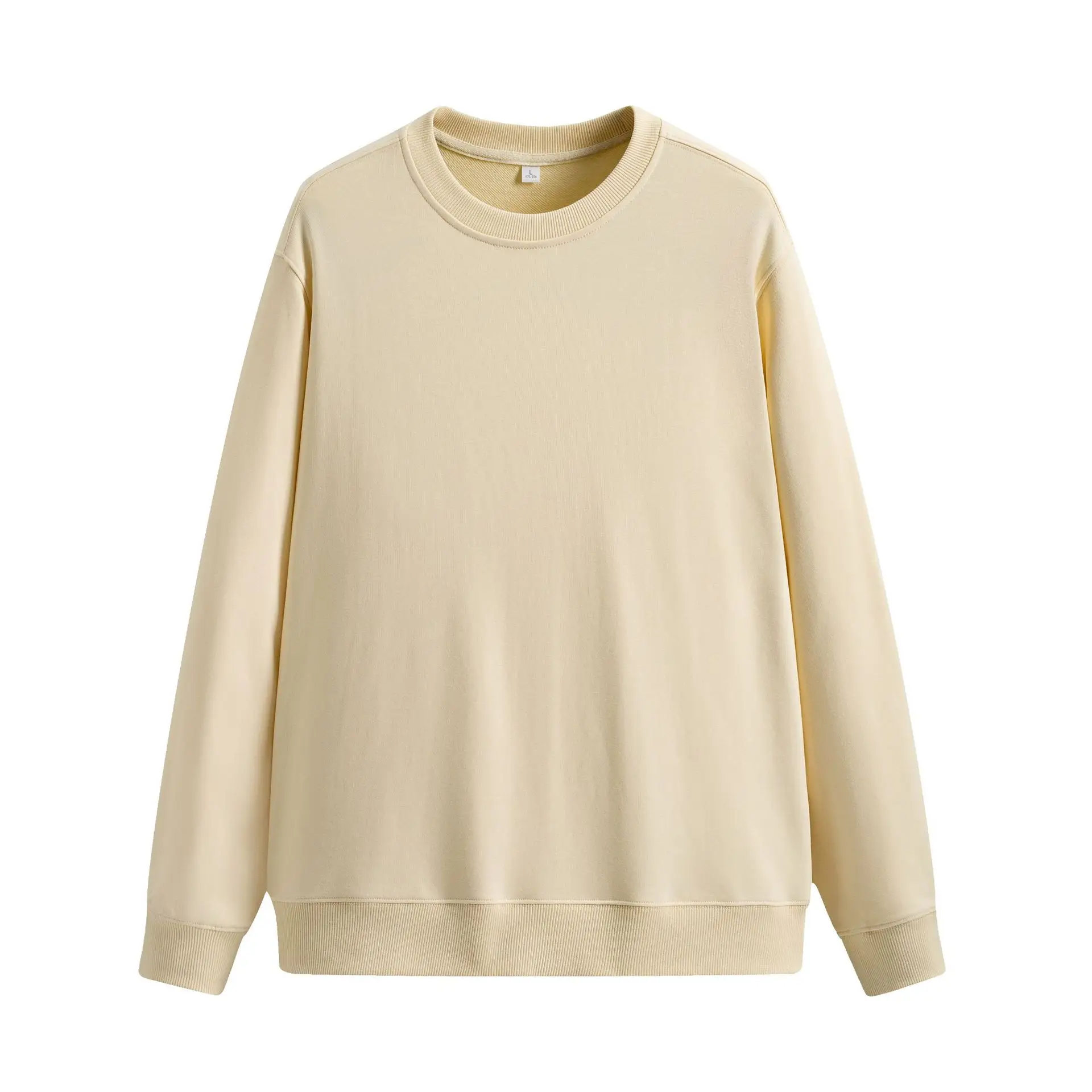 Tide Men Cotton Crewneck Sweater Yellow 330g - Image 17