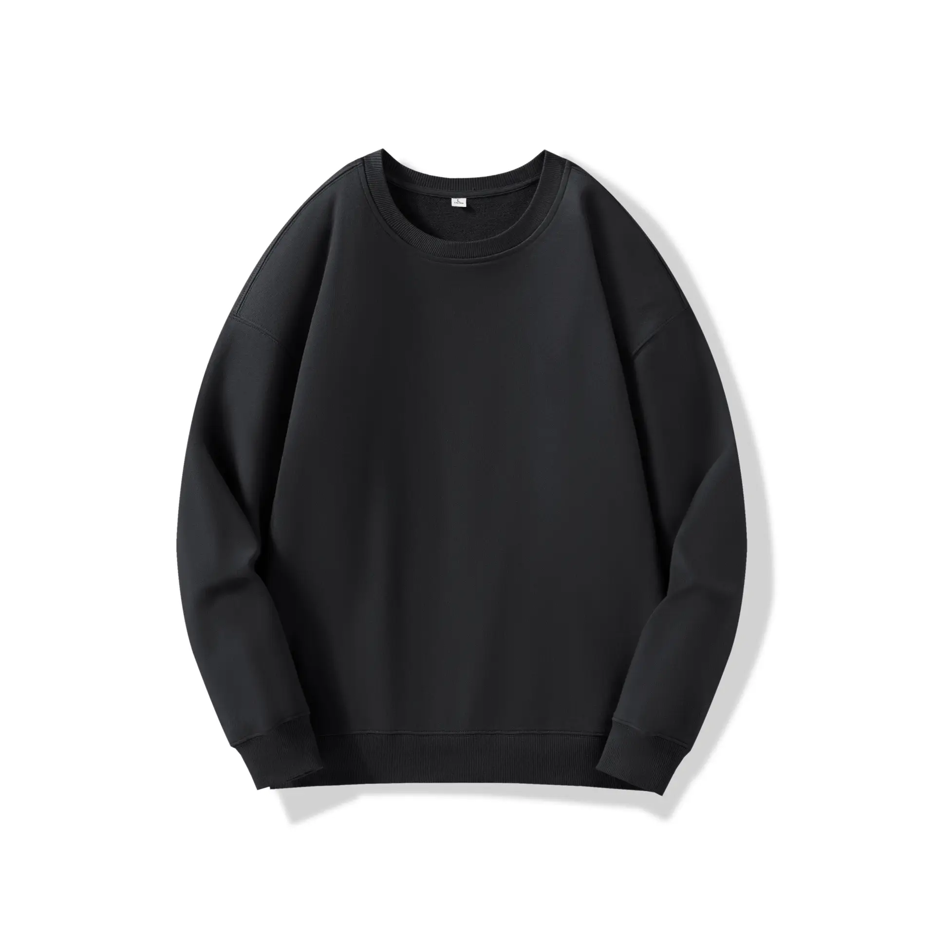 Tide Men Cotton Crewneck Sweater Yellow 330g - Image 5