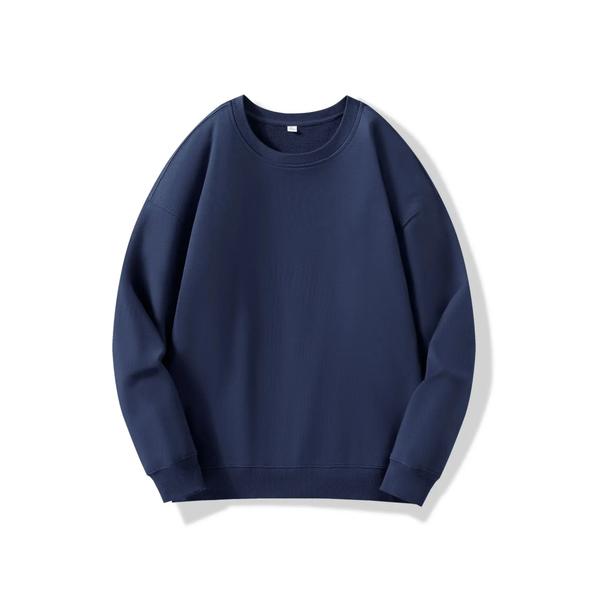 Tide Men Cotton Crewneck Sweater Yellow 330g - Image 7