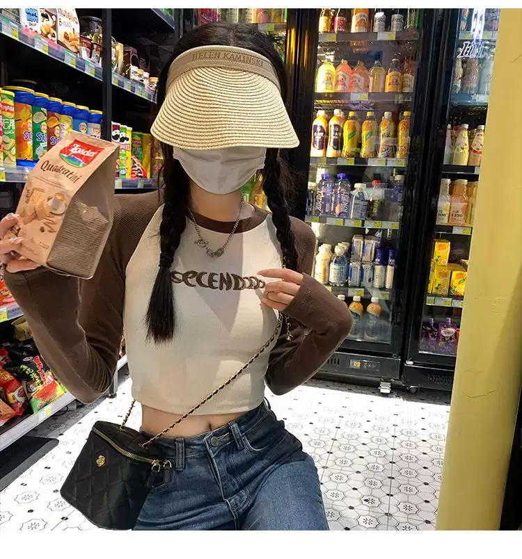 Women's Contrast Long Sleeve T-Shirt Autumn 2022 — feature 12
