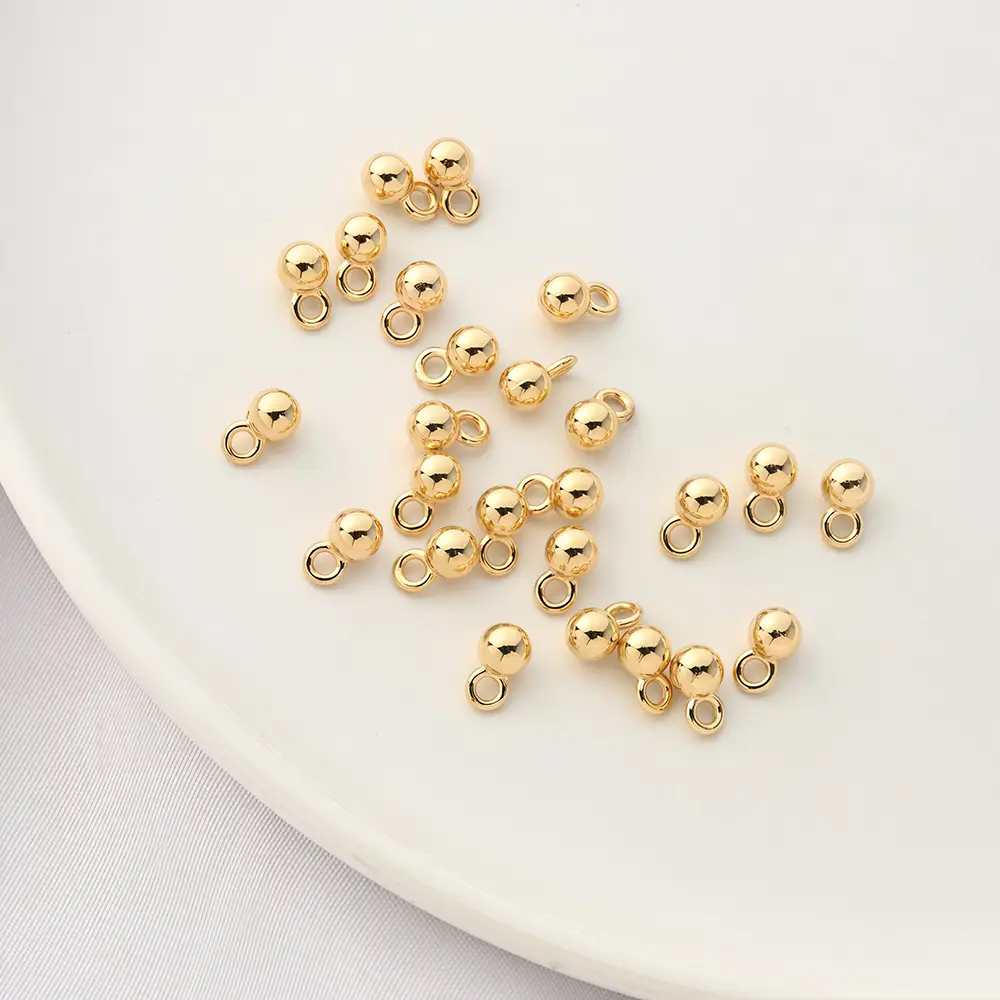 Alloy Mini Round Jewelry Balls for DIY Accessories - Image 5