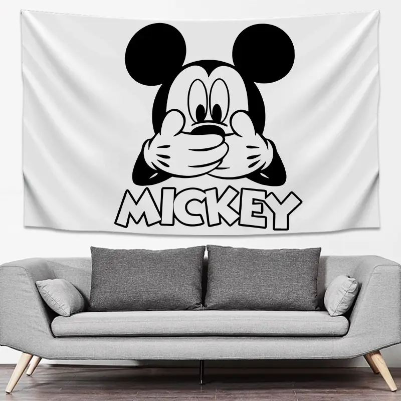 SpongeBob Cartoon Tapestry Wall Decor Yellow Live Background