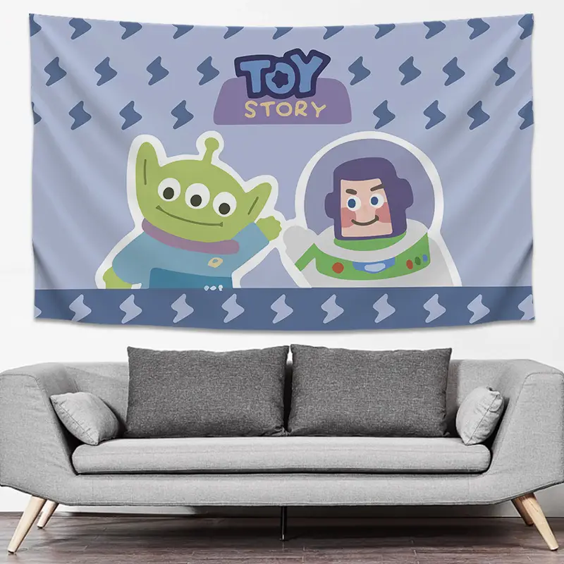 SpongeBob Cartoon Tapestry Wall Decor Yellow Live Background