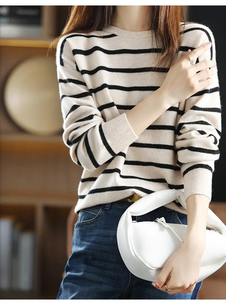 Women's Knitwear Striped Sweater Pullover 2025 — feature 1