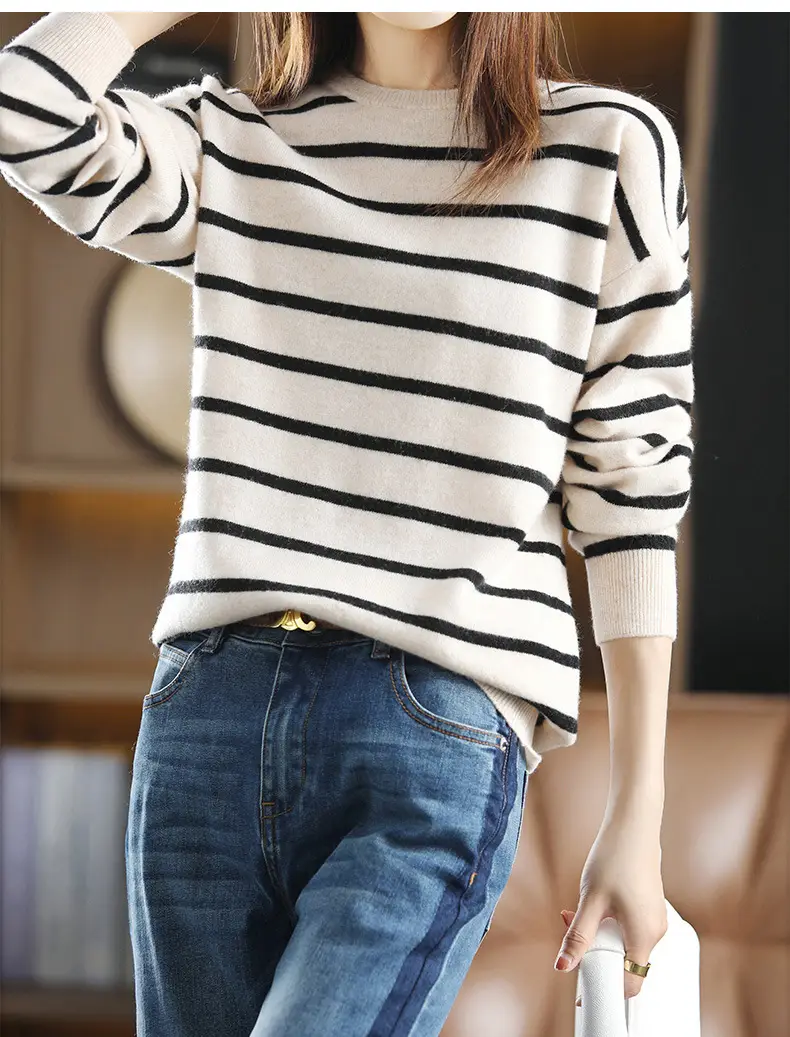 Women's Knitwear Striped Sweater Pullover 2025 — feature 2