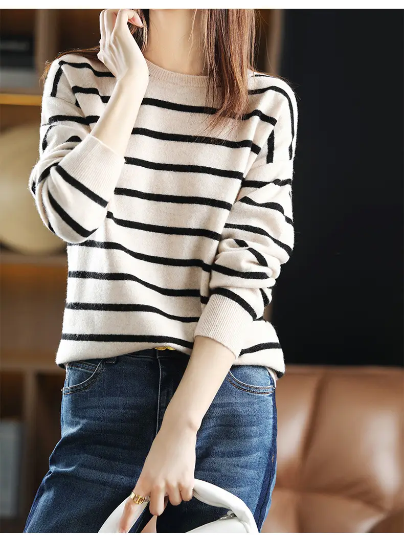 Women's Knitwear Striped Sweater Pullover 2025 — feature 3