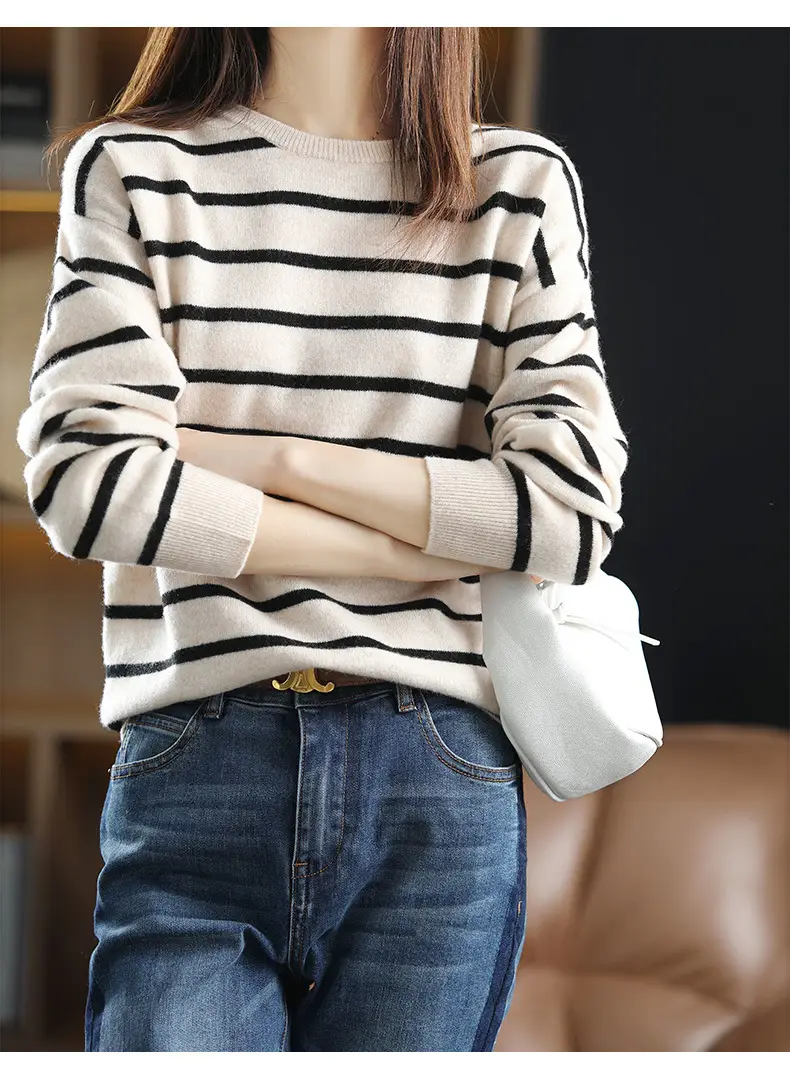 Women's Knitwear Striped Sweater Pullover 2025 — feature 4