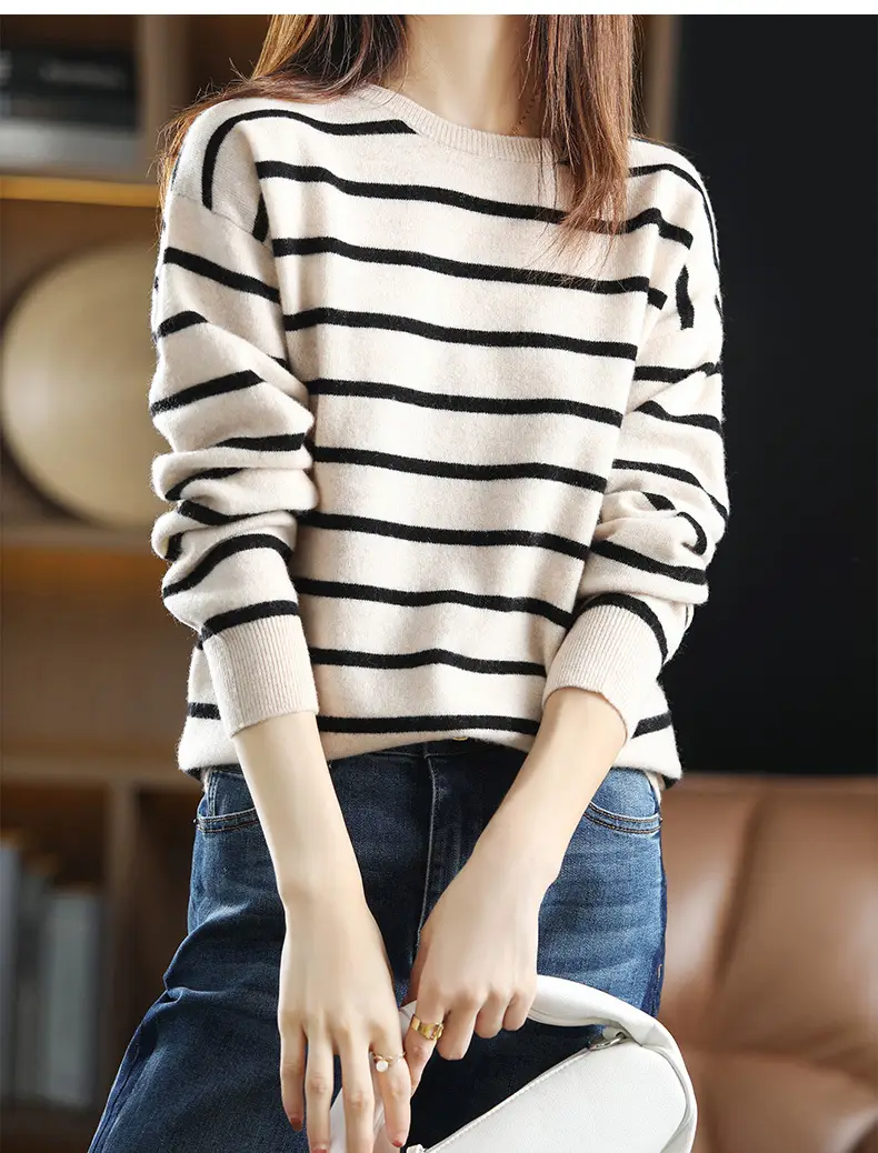 Women's Knitwear Striped Sweater Pullover 2025 — feature 5