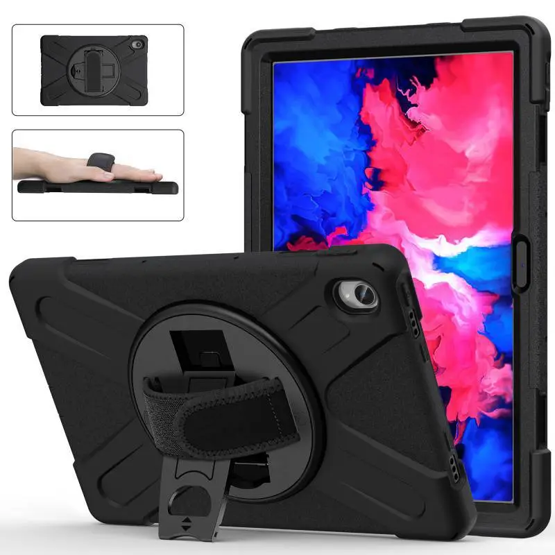 Orange Silicone Tablet Protection Cover with Grip Loop - Image 11