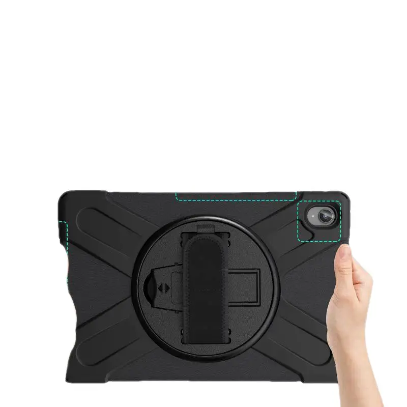 Orange Silicone Tablet Protection Cover with Grip Loop - Image 13