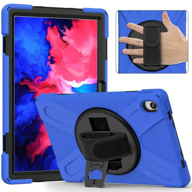 Orange Silicone Tablet Protection Cover with Grip Loop - Image 4