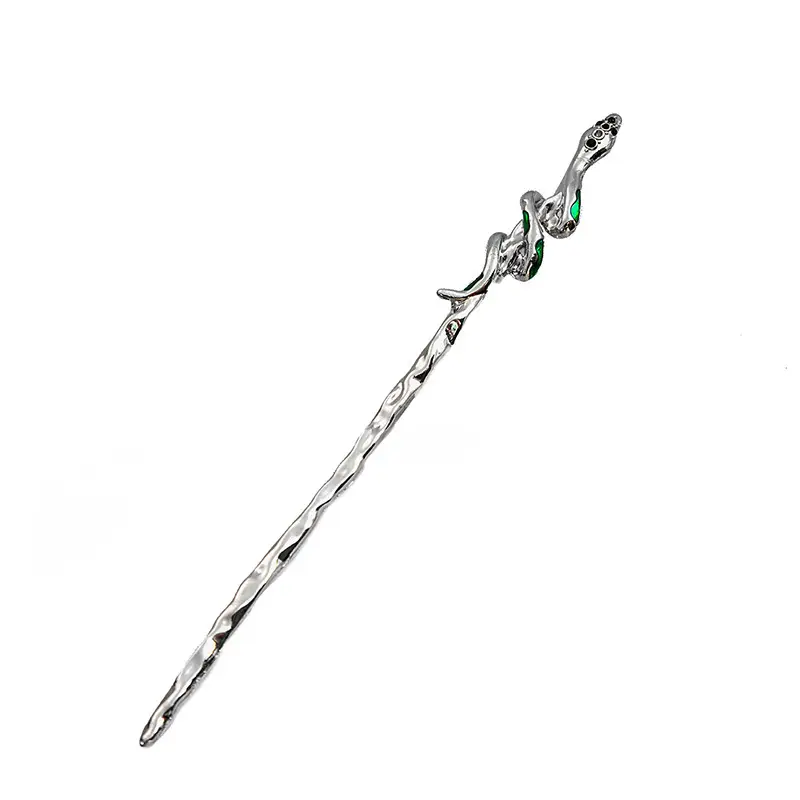 National Trendy Butterfly Hairpin with Crescent Diamond Tassel - Image 19