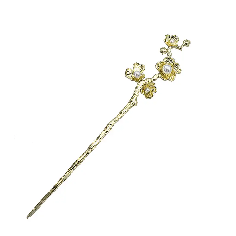 National Trendy Butterfly Hairpin with Crescent Diamond Tassel - Image 21