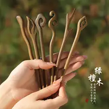 Peach Wood Hairpin for Women Antique High-End Accessories — feature 13