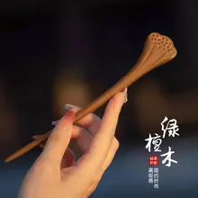 Peach Wood Hairpin for Women Antique High-End Accessories — feature 5