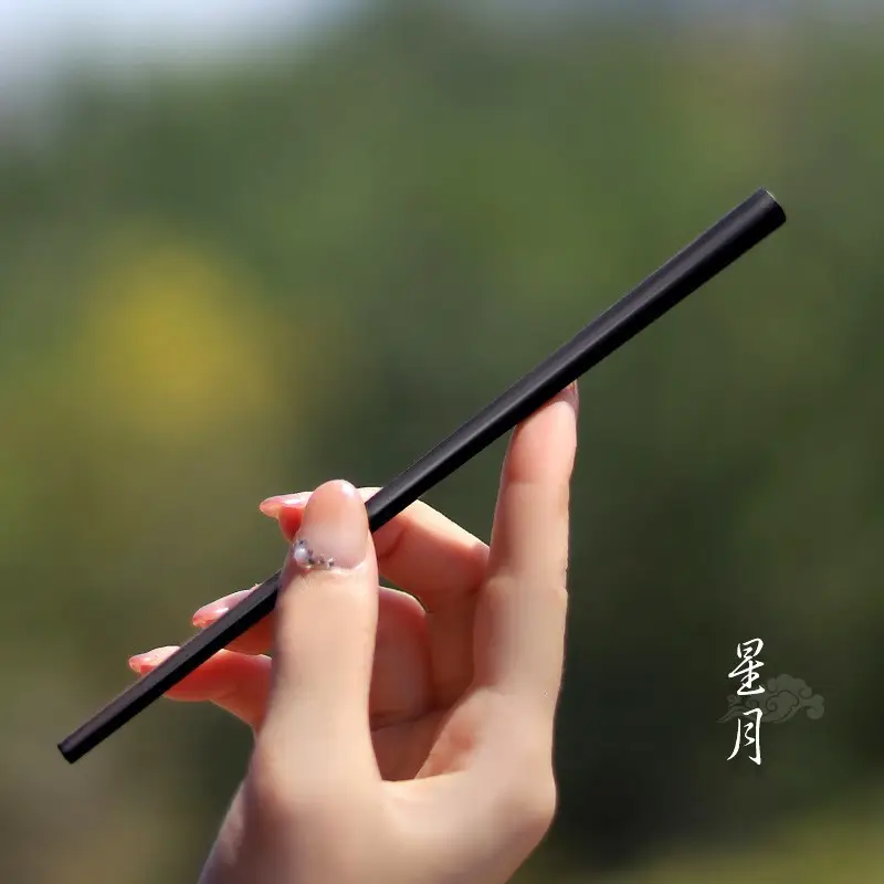 Peach Wood Hairpin for Women Antique High-End Accessories