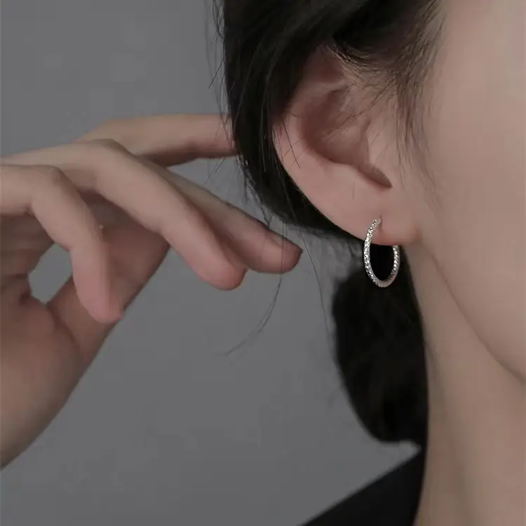 S925 Silver Niche Earrings for Women - Image 2
