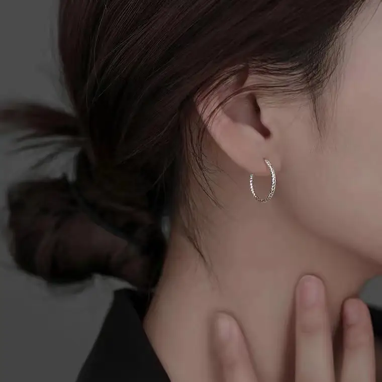 S925 Silver Niche Earrings for Women - Image 3