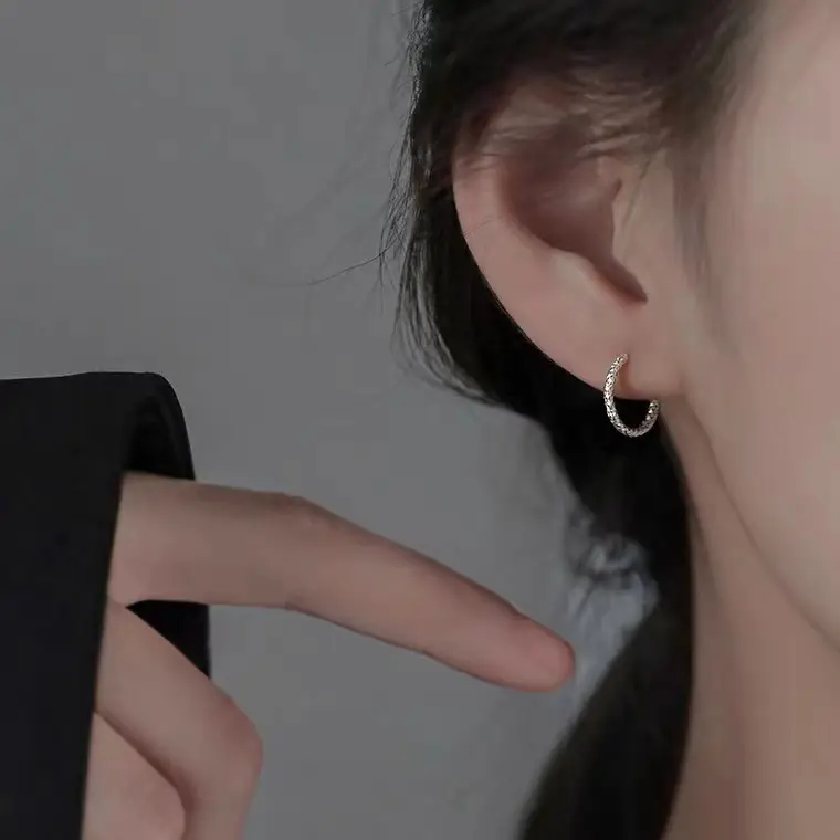 S925 Silver Niche Earrings for Women - Image 4