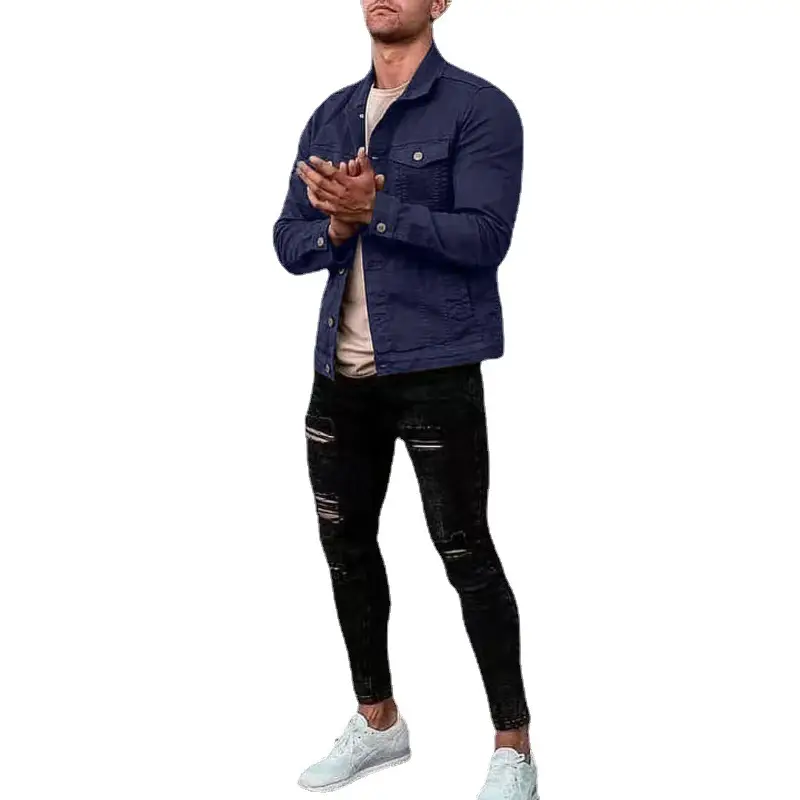 Men's Green Slim Jacket with Multi-Flap Pocket Pants - Image 11