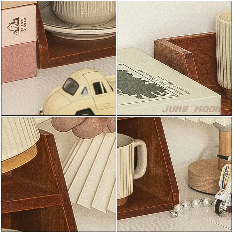 Double-Layer Wooden Storage Box for Home Decor - Image 13
