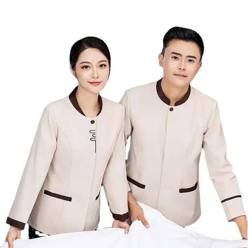 Men & Women Long Sleeve Suit Spring Autumn Home Cleaning Workwear - Image 23