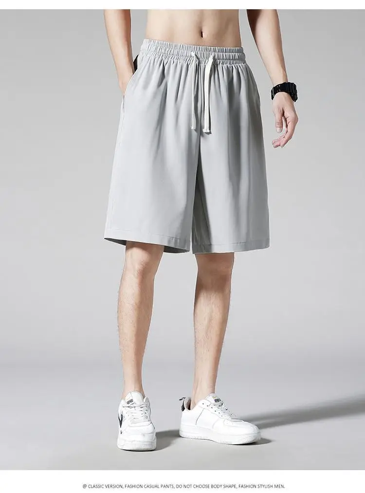 Ice Silk Men Shorts Summer Thin Casual Wear — feature 13