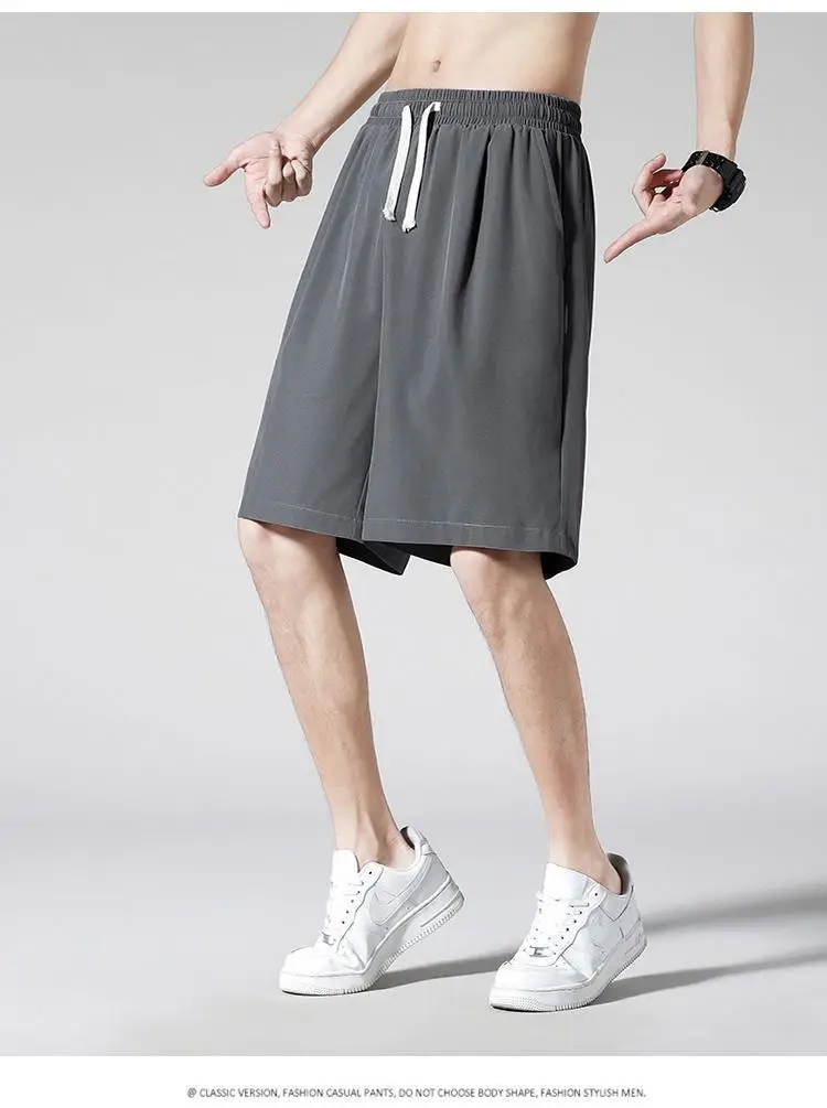 Ice Silk Men Shorts Summer Thin Casual Wear — feature 17