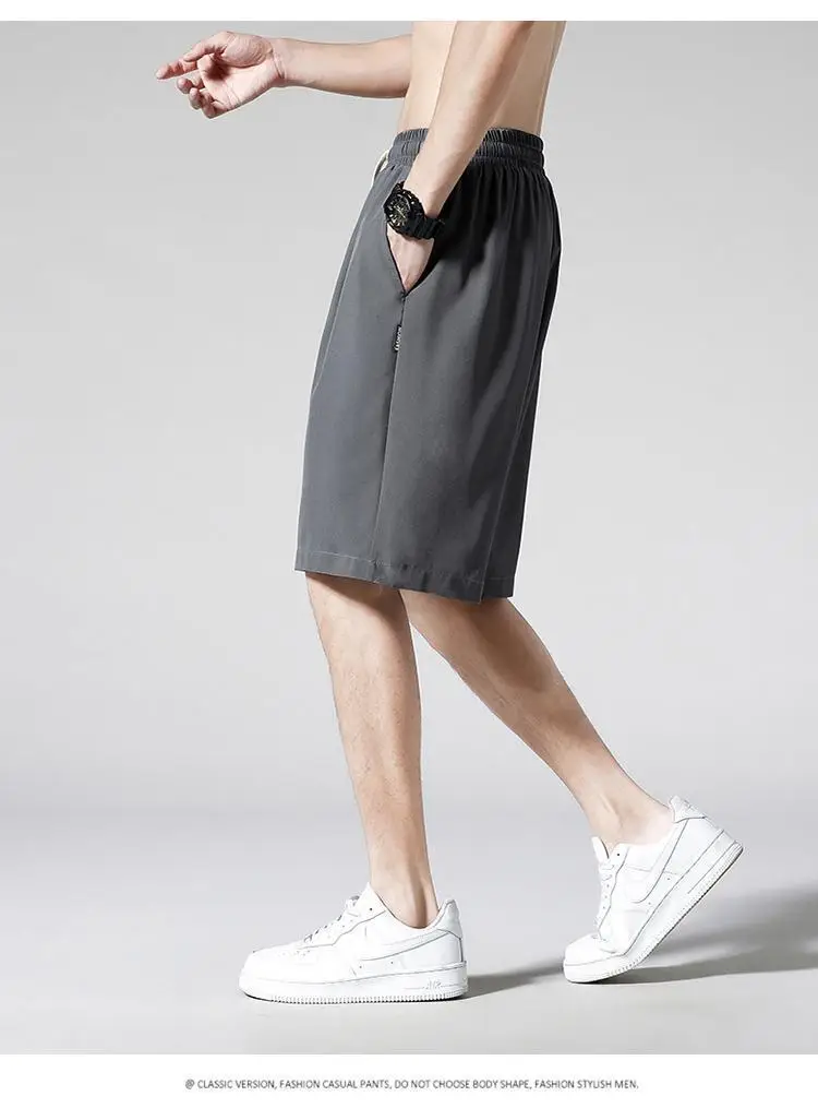 Ice Silk Men Shorts Summer Thin Casual Wear — feature 18
