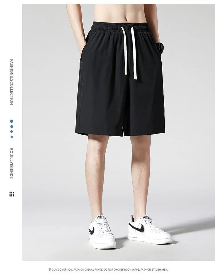 Ice Silk Men Shorts Summer Thin Casual Wear — feature 8