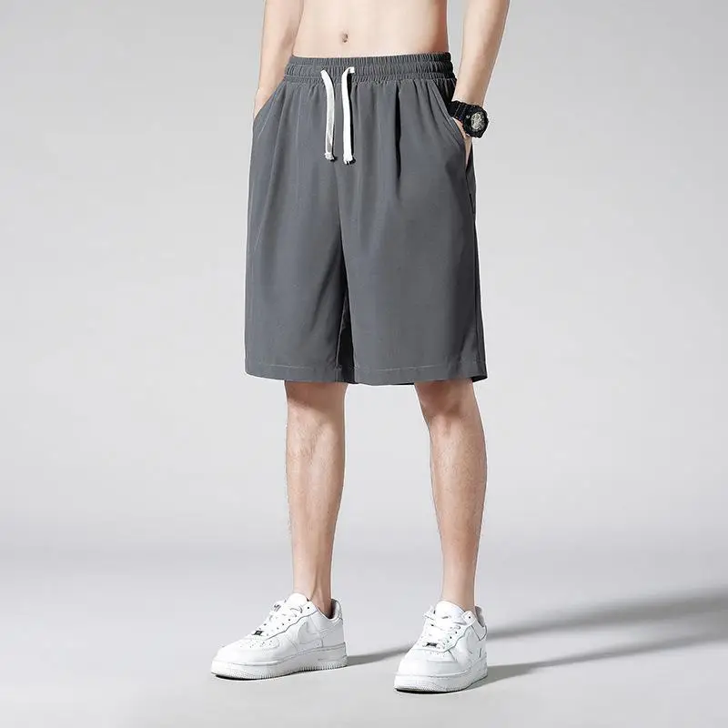 Ice Silk Men Shorts Summer Thin Casual Wear - Image 3