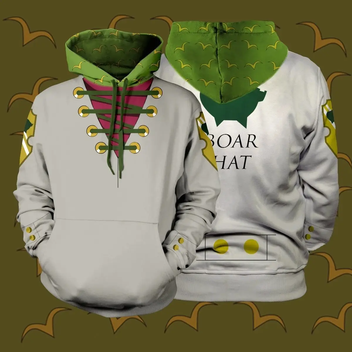 New Seven Crimes 3D Hooded Sweatshirt Black Anime Cosplay - Image 4