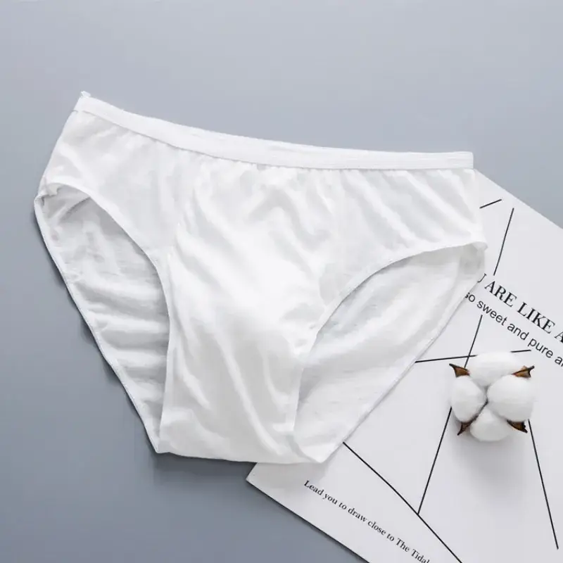 Men's White Postpartum Underwear for Comfort & Support
