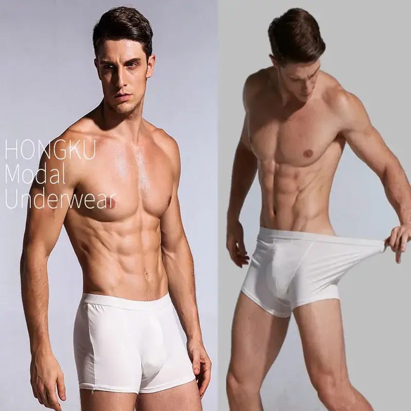 Men's White Postpartum Underwear for Comfort & Support