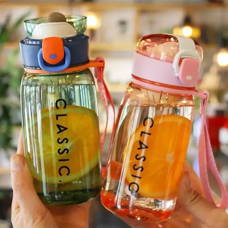 Pink Classic Cup 400ML Portable Student Cup - Image 7