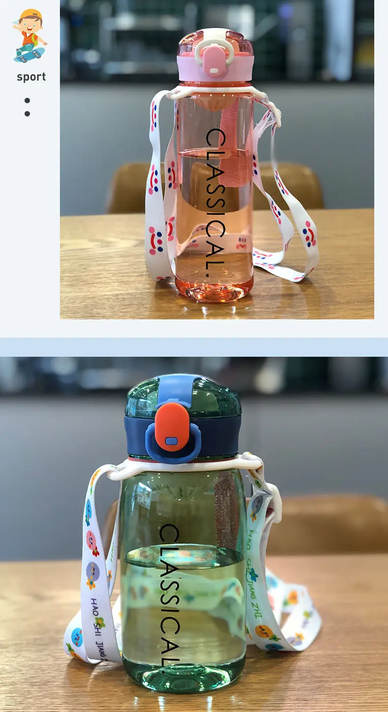 Pink Classic Cup 400ML Portable Student Cup — feature 22