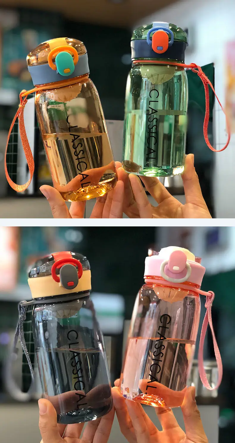 Pink Classic Cup 400ML Portable Student Cup — feature 5