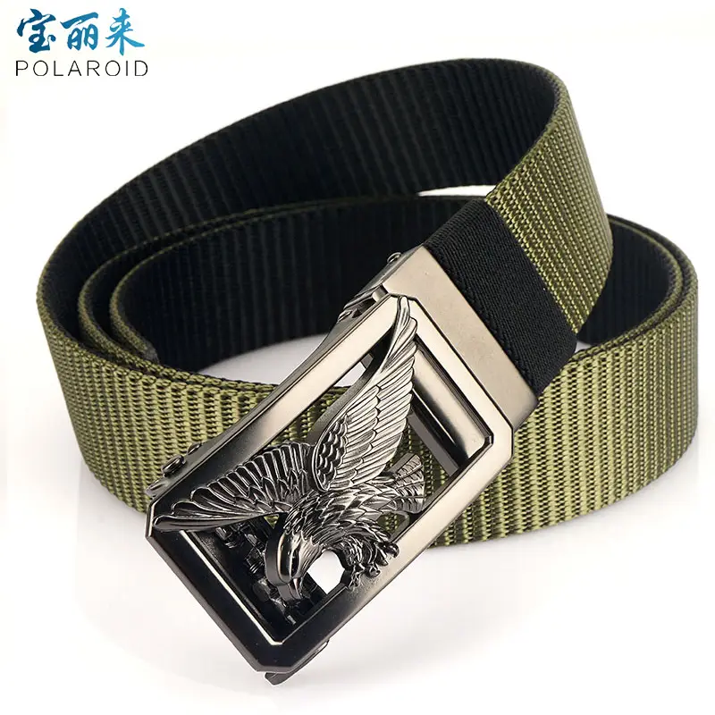 Men's Cross-Country Ratchet Belt with Eagle Design - Image 7