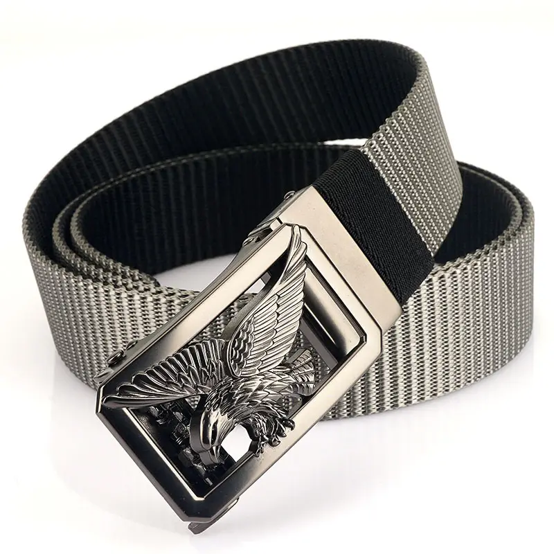Men's Cross-Country Ratchet Belt with Eagle Design - Image 6