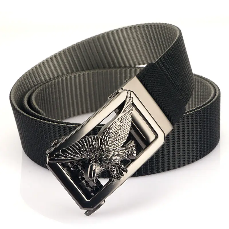 Men's Cross-Country Ratchet Belt with Eagle Design - Image 8